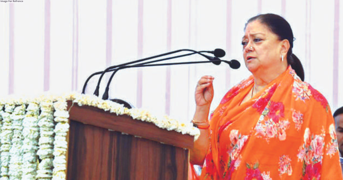 Raje attends foundation laying of Jhalawar Rly stn